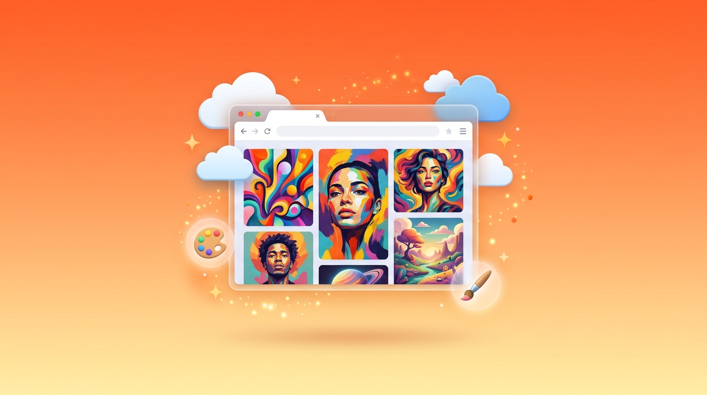 ブラウザ型AI画像生成サービスConoHa AI Canvasのイメージ画像